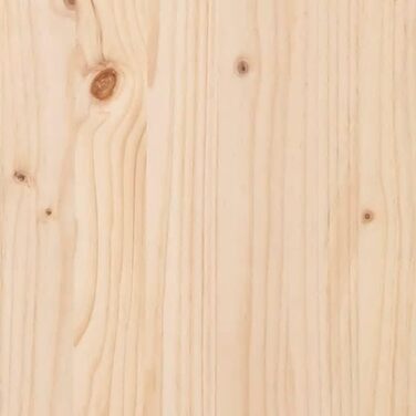 Ліжко для собак vidaXL чорне 65,5x50,5x28 см, масив сосни, лежак для собак і диван