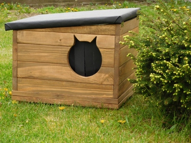 Будиночок для кота Gumiś, багатоколірний, прямокутний, 54 см x 46 см