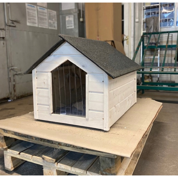 Будник для собак DogHouse, дерево, зовнішні розміри: 80 см x 64 см x 61 см