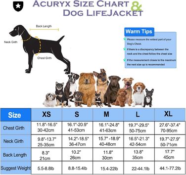 Жилет рятувальний для собак з плавками, жилет для плавання для собак з підборіддям, легкий та безпечний для водних видів спорту, жилет для собак з ручкою та світловідбиваючими елементами, для маленьких, середніх та великих собак, блакитний, розмір M
