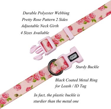 Нашийник та поводок для собак Olahibi Kombi-et, леопардовий принт, поліестер, 150 см, повід, для маленьких собак (колір коричневий леопард), набір (рожевий)