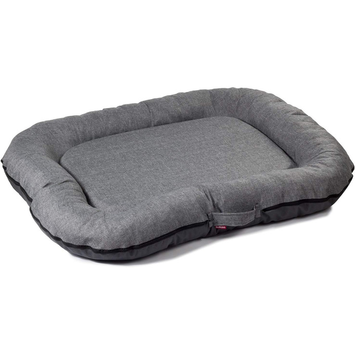 Водонепроникне лежанка для собак, лежанка-матрац з Codura, сіра, розмір M (80 x 65 см) | Для дому та вулиці | Лежанка для середніх собак