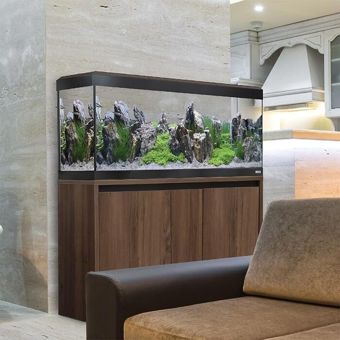 Акваріум Fluval Roma 200 чорний, 45500 г – стильний скляний акваріум для дому
