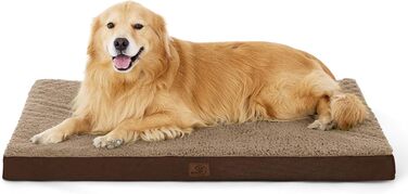 Ортопедичне ліжко для собак BEDSURE - великі породи, 91x69x7.6 см, м'яке, миється, ліжко-матрац