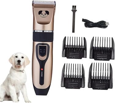 Машинка для стрижки шерсті собак Hemobllo з керамічним лезом – тиха та потужна, для безпечного грумінгу