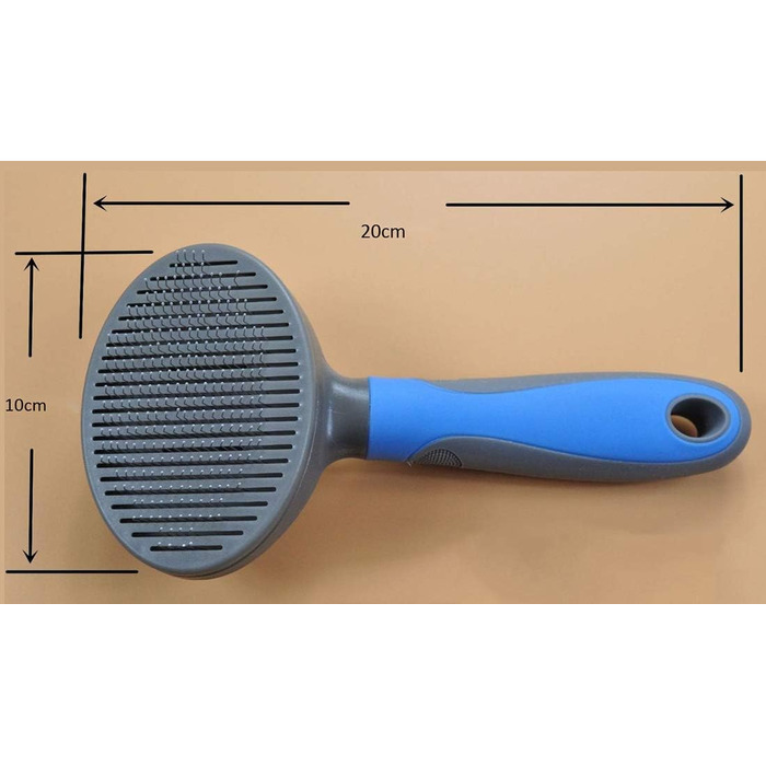 Гребінець для вичісування шерсті собак та котів, видалення відмерлої шерсті та ковтунів, чорний