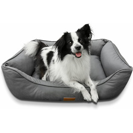Ортопедичне ліжко для собак Gear Belluno 60x80 см, кошик для собак, Oeko-TEX, миється, без запаху та гігієнічне