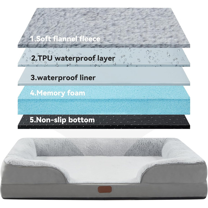 Ортопедичне собаче ліжко 