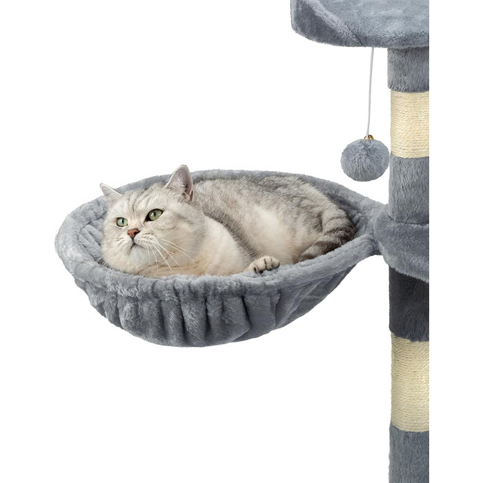 Лежанка для кота з м'якого плюшу на будь-який котячий будиночок, Ø 40 см, 25 см глибина, металевий каркас, 15 см глибина, світло-сірий колір