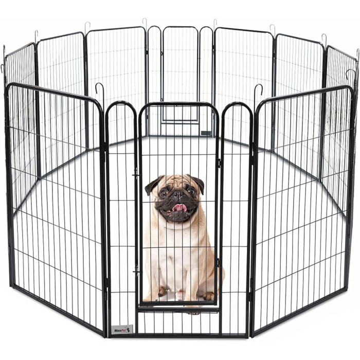 Вольєр для цуценят MaxxPet, 12 панелей, сталь, 100x60 см