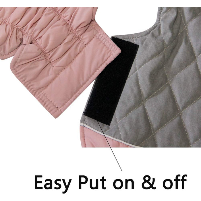 Водонепроникний теплий дощовик для собак, XS, рожевий/сірий (1 шт.)