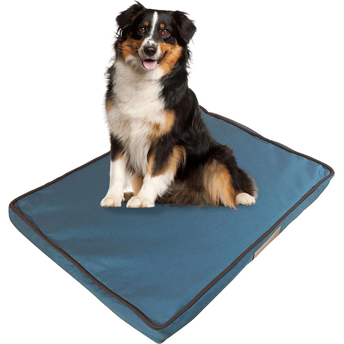 Ортопедичне собаче ліжко Ellie-Bo з піною-пам'яттю, водовідштовхувальне, для клітки/бокса, зелене, XXL (122 см), 122x75x6 см