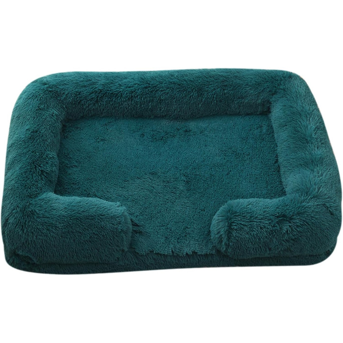 Килимок для собак великих порід, неслизьке ліжко для котів середнього розміру, класична подушка для собак, можна прати, м'який килимок для собак, м'яка підкладка, для балкона, дому, подорожей (Темно-зелений, XL)