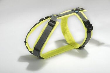 Шлейка для собак anny-x Protect, світловідбивна, жовто-сіра, розмір S