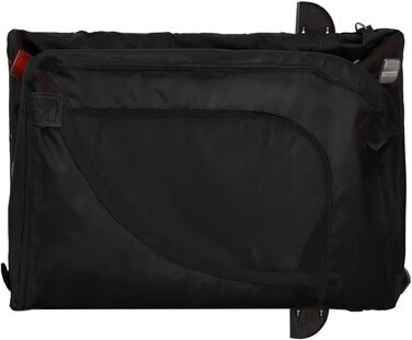 Причіп для велосипеда, переноска для собак, чорний, Oxford-тканина та метал, 94003