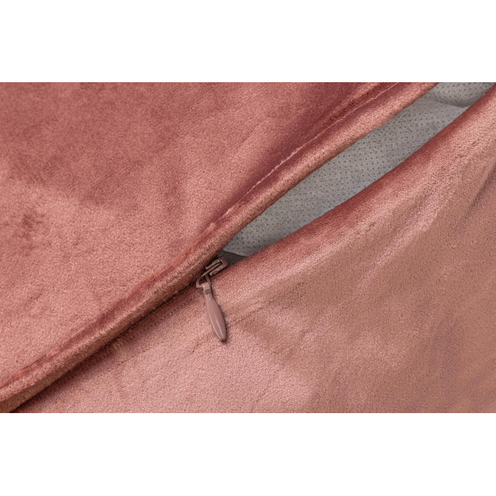 Подушка для собак Lotte Nalino, велюр, сіра (рожева), 100x70x15 см