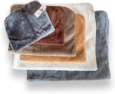 Tierlando® Деко для собак Lilly: М'який, затишний коврик для домашніх тварин, цуценят та котів, плюшевий, XXL (150x100 см), колір кремовий