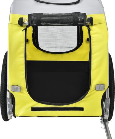 Про-тек Причіп для велосипеда, переноска для собак до 26 кг, жовто-блакитний