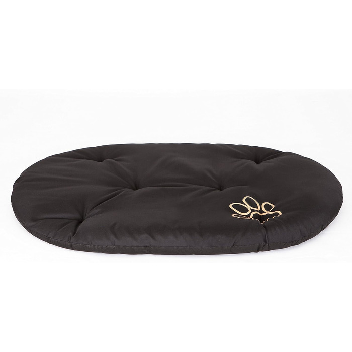 Крісло-лежанка для собак Hobbydog R6PODGRA3, 75x58 см, чорний колір