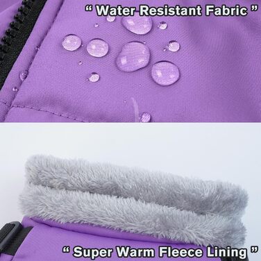 Водонепроникний теплий зимовий одяг для собак середніх порід, комбінезон з отвором для шлейки, тепла жилетка, светр для собак з кільцями D (M, фіолетовий)