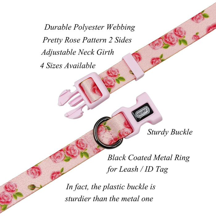 Нашийник та поводок для собак Olahibi Kombi-et, леопардовий принт, поліестер, 150 см, повід, для маленьких собак (колір коричневий леопард), набір (рожевий)