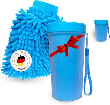 Goldthal® Оригінальний рукавичка для миття лап собак з мікрофібри. Без брудних лап для великих та маленьких собак