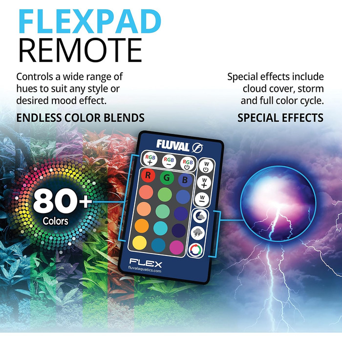 Акваріум Fluval Flex Nano 34 л, прісноводний, чорний колір