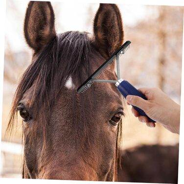 Щітка для вичісування тварин Kombiuda з нержавіючої сталі - для коней, собак, овець. Ефективне розплутування, довговічна, для щоденного догляду