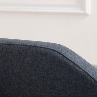 PawHut Dog Sofa Pet Диван для великих собак Піднесений дизайн з дерев'яними ніжками, темно-сірий, зручний і стильний