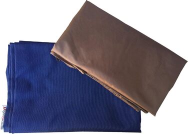 Лежанка для собак з Memory Foam - водонепроникний вкладиш, знімна наволочка, 2 розміри, 12 кольорів. Розмір M (34'X27'X3'), 2 шт. Розмір L (34'X27'X3', 1680 Ballistic Blue)