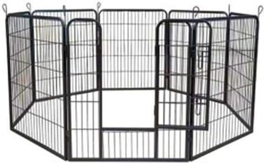 Загорожа для цуценят MYPETS, 8 секцій, 80x60 см, манеж для собак, металевий вольєр для молодих собак