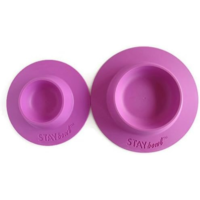 STAYbowl – миска для морських свинок та інших дрібних тварин, фіксуюча, фіолетова, 3/4 склянки