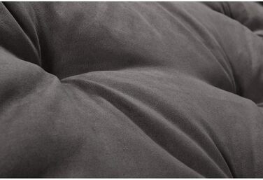 Матрац для собак EVERGREENWEB 90x115 см, 8 см, ортопедичний, з ефектом пружини, сірий, пральний