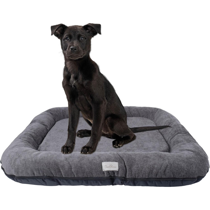 Водонепроникне лежанка для собак, лежанка-матрац з Codura | Для маленьких собак | Сірий колір, розмір L (95 x 75 см)