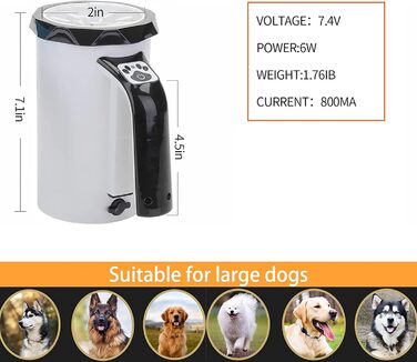 Електричний очищувач лап для собак PJDDP: силіконовий скребок для лап з рушником, портативний для великих і середніх собак, синій