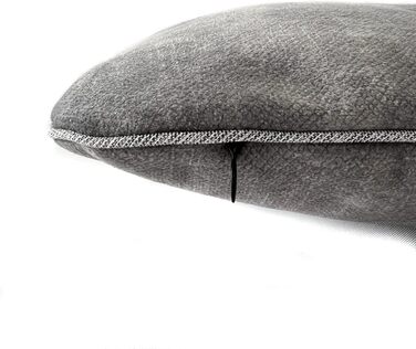 М'який лежак для собак середнього розміру, велюрова подушка для собак, 90x60 см, сірий колір