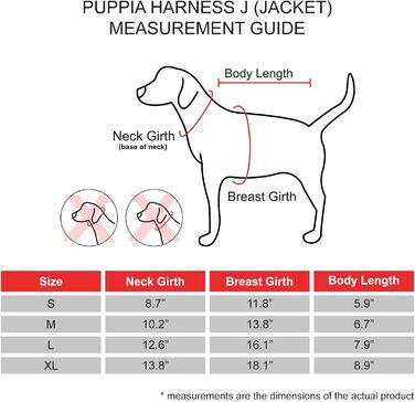 Шлейка Puppia Serval Harness J для малих і середніх собак, регульована, комфортна, чорна