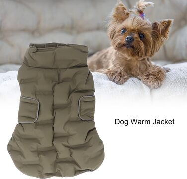 Водонепроникний зимовий одяг для собак: тепла куртка та жилет для великих собак (L)