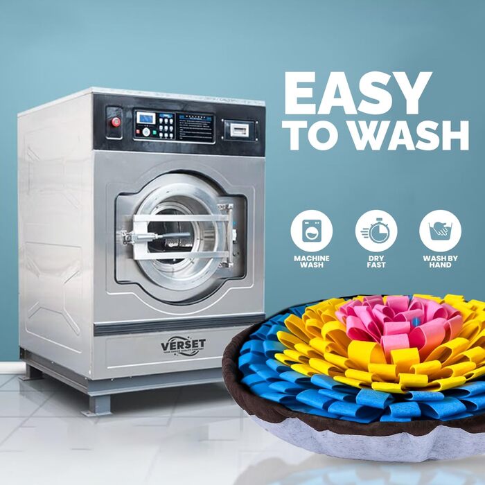 PET ARENA килимок для собак - килимок-нюхалка для стимулювання, міцні матеріали, інтелектуальна іграшка для собак, регульований розмір та можливість прання (Рожевий, Жовтий, Синій)