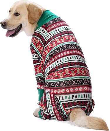 Комбінезон для великих собак, захист суглобів, червоний, розмір XL