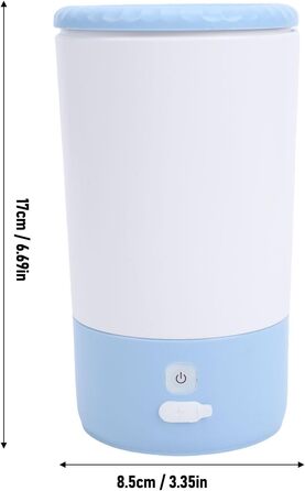 Електричний очищувач лап для собак Asixxsix, USB, автоматичний, для собак та котів (Blue)