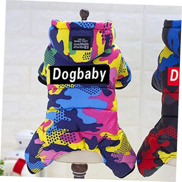 Зимова куртка для собак BESPORTBLE, водонепроникна, камуфляж, XL, для активного відпочинку