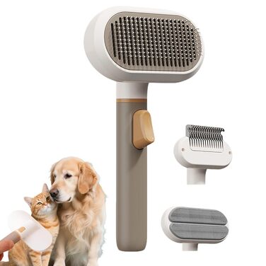 Щітка для догляду за шерстю собак та котів - видалення шерсті, підшерстя. Підходить для короткої та довгої шерсті, для дому та офісу