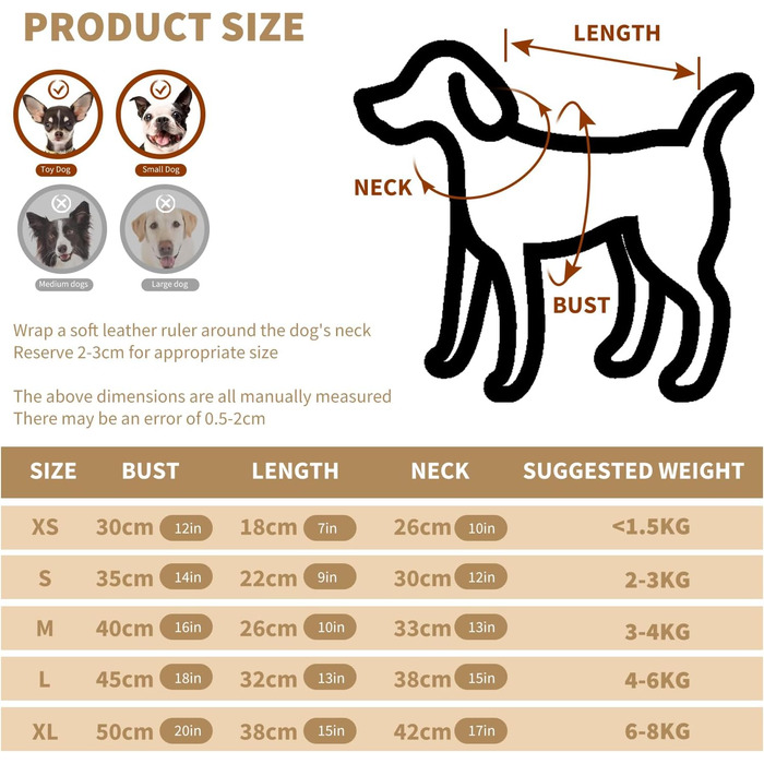 PETCUTE Зимовий теплий одяг для собак, куртка з мультмалюнком, одяг для маленьких, середніх та великих собак, пуловер для собак з кнопками, підходить для Лабрадора, Чихуахуа, Французького бульдога, XL, смугастий