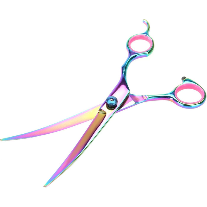 Набір професійних ножиць для грумінгу домашніх тварин: ножиці для стрижки шерсті собак, ножиці для розрідження, вигнуті ножиці, універсальні ножиці