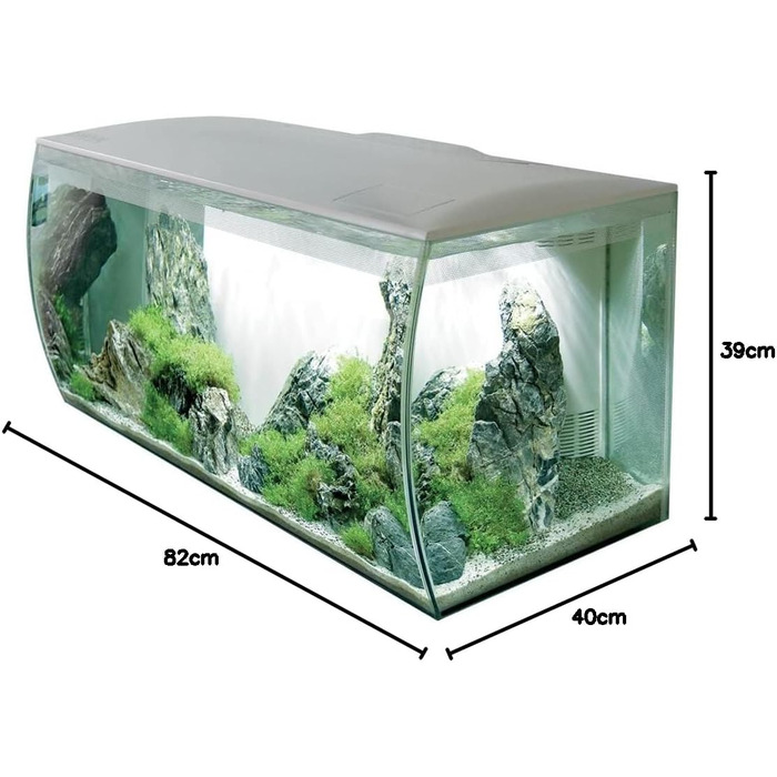 Акваріум Fluval Flex 123 л, для прісної води, білий