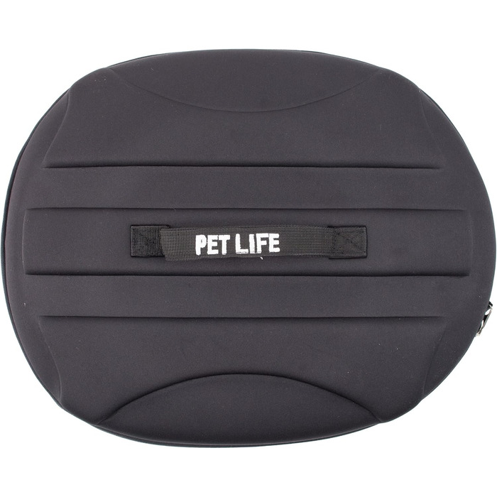 Складана переноска для тварин Pet Life з круглою жорсткою основою, легка та міцна, з плечовими ременями, військова якість