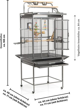 Клітка-вольєра Montana Cages Finca Play антик для папуг і папужок