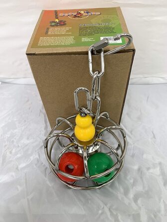 Busy Bird іграшка-головоломка Impossi-Ball для папуг, розвиваюча, для активних птахів