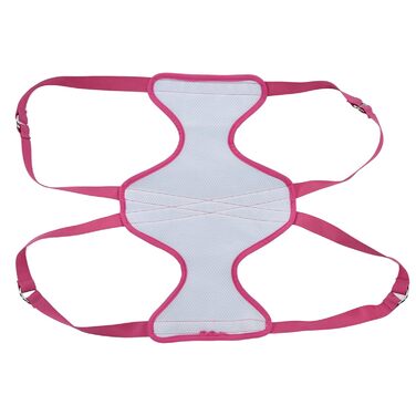 Крісло-гамак для грумінгу домашніх тварин Baxnore Premium, асистент по догляду за собаками, для стрижки кігтів, чищення зубів, догляду за вухами, дихаючий поліестер з фіксуючими ременями (M 35 x 27 x 20 см)